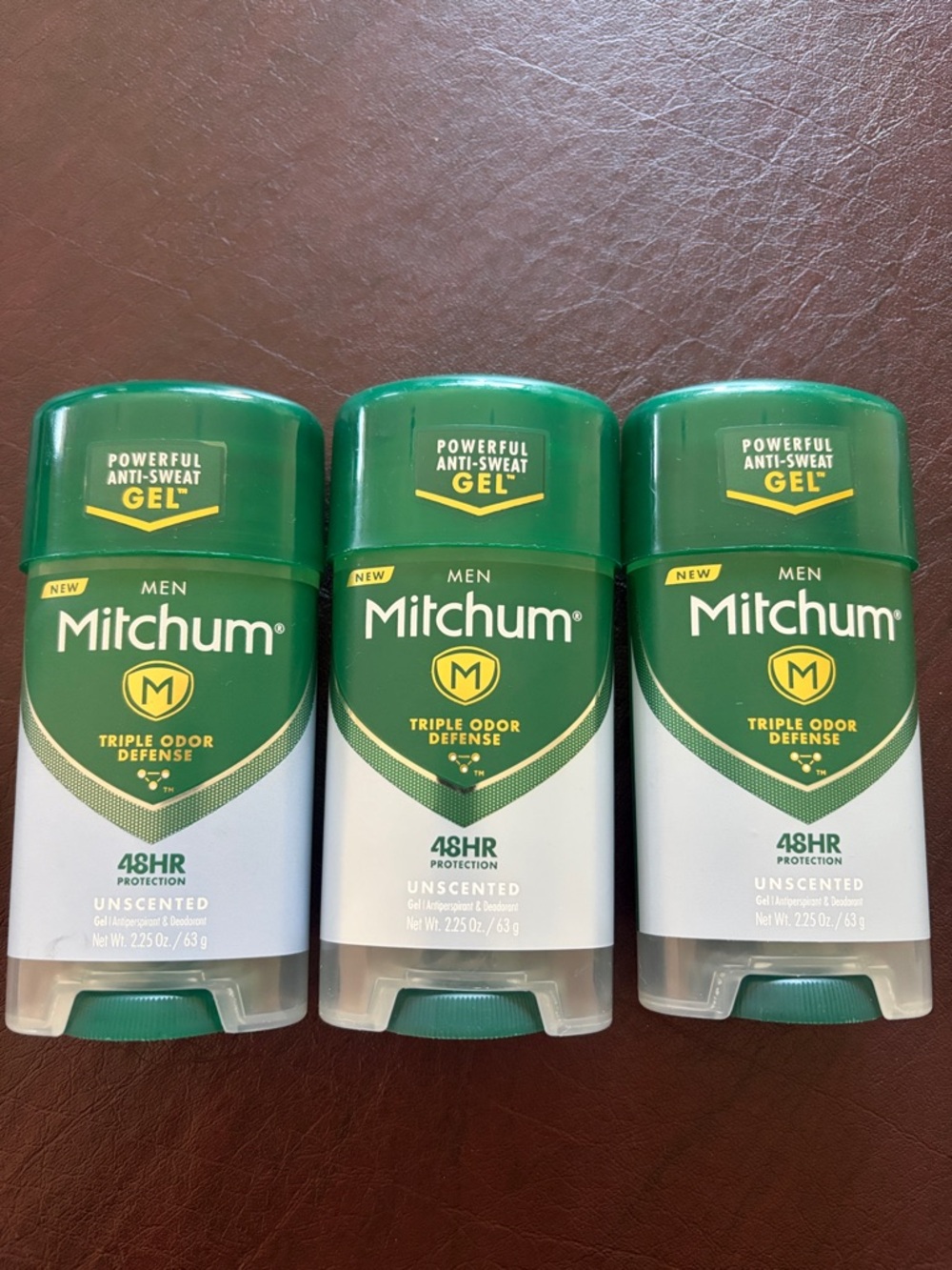 Mitchum Deodorant-Men Unscented Triple Odor Defense Anti-Sweat Gel